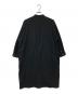 nest Robe (ネストローブ) コットンウール バンドカラーシャツワンピース ブラック サイズ:F：6000円