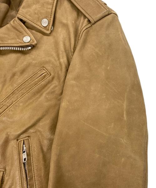 GAP（ギャップ）GAP (ギャップ) OLD GAP 00's ダブルライダースジャケット ベージュ サイズ:Sの古着・服飾アイテム