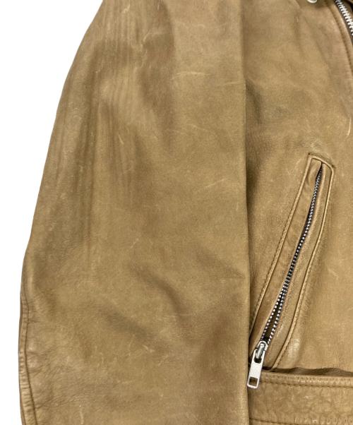 GAP（ギャップ）GAP (ギャップ) OLD GAP 00's ダブルライダースジャケット ベージュ サイズ:Sの古着・服飾アイテム