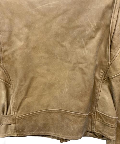 GAP（ギャップ）GAP (ギャップ) OLD GAP 00's ダブルライダースジャケット ベージュ サイズ:Sの古着・服飾アイテム