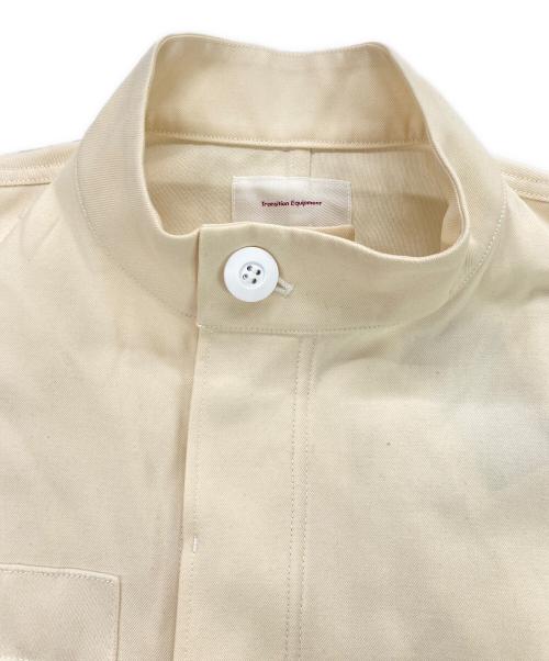 transition equipment（トランジション エキップメント）transition equipment (トランジション エキップメント) Short Mods Coat ホワイトの古着・服飾アイテム