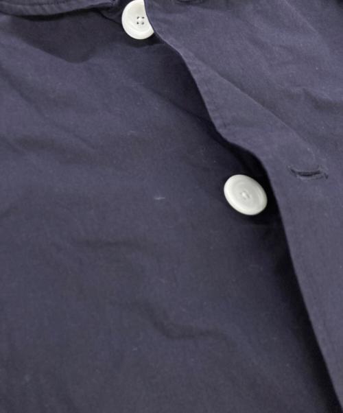 HUIS（ハウス）HUIS (ハウス) おへそステンカラーコート ネイビー サイズ:Fの古着・服飾アイテム