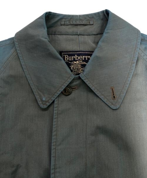 Burberry's（バーバリー）Burberry's (バーバリー) タマムシステンカラーコート グリーン サイズ:不明の古着・服飾アイテム