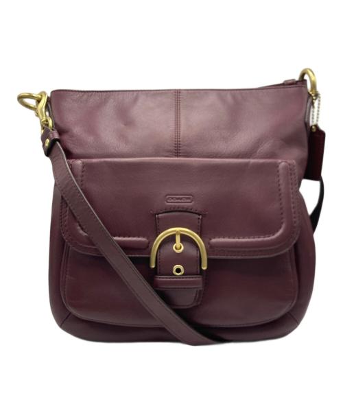 COACH（コーチ）COACH (コーチ) OLD COACH ショルダーバッグ パープルの古着・服飾アイテム