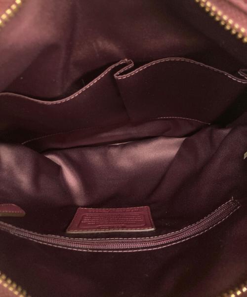 COACH（コーチ）COACH (コーチ) OLD COACH ショルダーバッグ パープルの古着・服飾アイテム