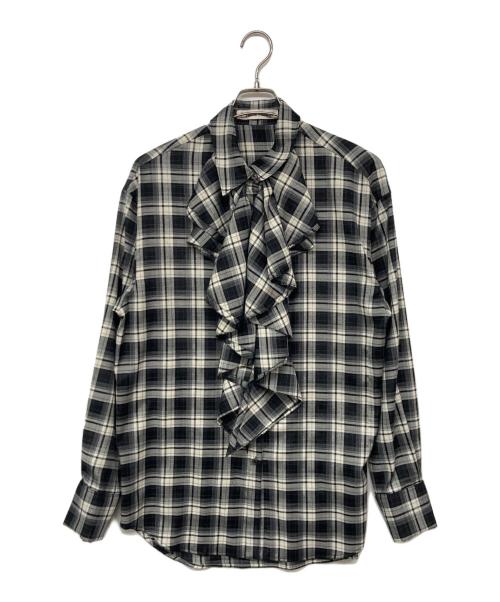 PRANK PROJECT（プランクプロジェクト）PRANK PROJECT (プランクプロジェクト) Ruffle Blouse ブラック サイズ:freeの古着・服飾アイテム