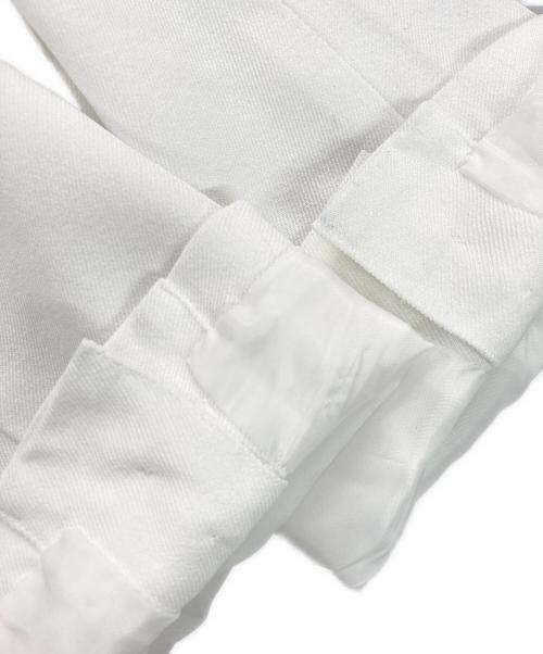 COMME des GARCONS SHIRT（コムデギャルソンシャツ）COMME des GARCONS SHIRT (コムデギャルソンシャツ) ホワイト2Bポリジャケット ホワイト サイズ:Mの古着・服飾アイテム