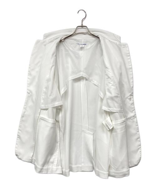 COMME des GARCONS SHIRT（コムデギャルソンシャツ）COMME des GARCONS SHIRT (コムデギャルソンシャツ) ホワイト2Bポリジャケット ホワイト サイズ:Mの古着・服飾アイテム