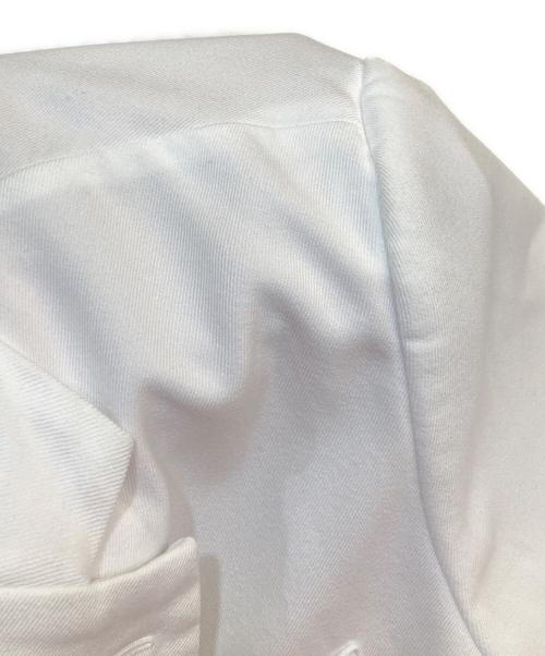 COMME des GARCONS SHIRT（コムデギャルソンシャツ）COMME des GARCONS SHIRT (コムデギャルソンシャツ) ホワイト2Bポリジャケット ホワイト サイズ:Mの古着・服飾アイテム