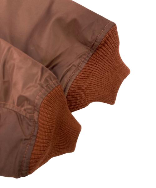 BEAMS（ビームス）BEAMS (ビームス) リラックスフィット THERMOLITE(R) MA-1 バーガンディー サイズ:Mの古着・服飾アイテム