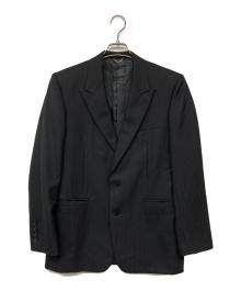 JOHN LAWRENCE SULLIVAN（ジョン ローレンス サリバン）の古着「2B PEAKED LAPEL JACKET」｜ブラック