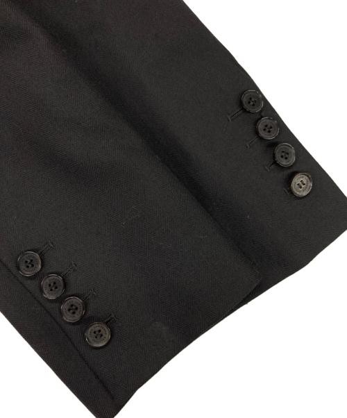 JOHN LAWRENCE SULLIVAN（ジョン ローレンス サリバン）JOHN LAWRENCE SULLIVAN (ジョン ローレンス サリバン) 2B PEAKED LAPEL JACKET ブラック サイズ:46の古着・服飾アイテム
