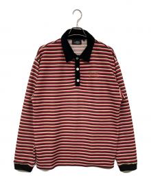 AFB（エーエフビー）の古着「COMPY LS POLO / ポロシャツ」｜ピンク