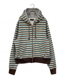 AFB（エーエフビー）の古着「DOUBLE LAYERED ZIP UP HOODIE」｜ブルー