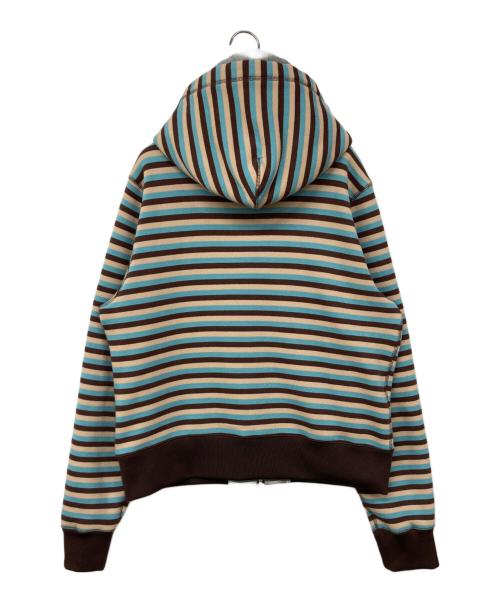 AFB（エーエフビー）AFB (エーエフビー) DOUBLE LAYERED ZIP UP HOODIE ブルー サイズ:Lの古着・服飾アイテム