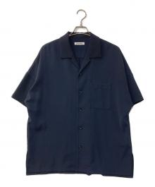 ATTACHMENT（アタッチメント）の古着「ライトドルマンスリーブオープンカラーシャツ」｜ネイビー