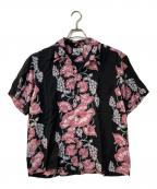 Sun Surfサンサーフ）の古着「S/S RAYON HAWAIIAN SHIRT アロハシャツ」｜ブラック