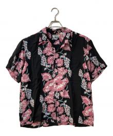 Sun Surf（サンサーフ）の古着「S/S RAYON HAWAIIAN SHIRT アロハシャツ」｜ブラック