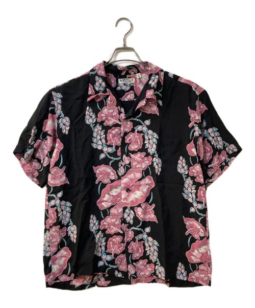 Sun Surf（サンサーフ）Sun Surf (サンサーフ) S/S RAYON HAWAIIAN SHIRT アロハシャツ ブラック サイズ:Lの古着・服飾アイテム
