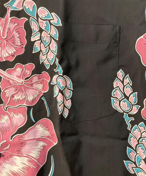 Sun Surf（サンサーフ）Sun Surf (サンサーフ) S/S RAYON HAWAIIAN SHIRT アロハシャツ ブラック サイズ:Lの古着・服飾アイテム
