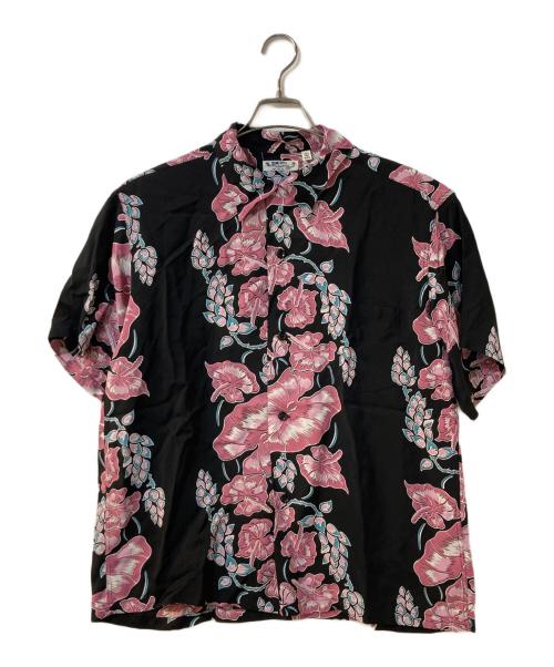 Sun Surf（サンサーフ）Sun Surf (サンサーフ) S/S RAYON HAWAIIAN SHIRT アロハシャツ ブラック サイズ:Lの古着・服飾アイテム