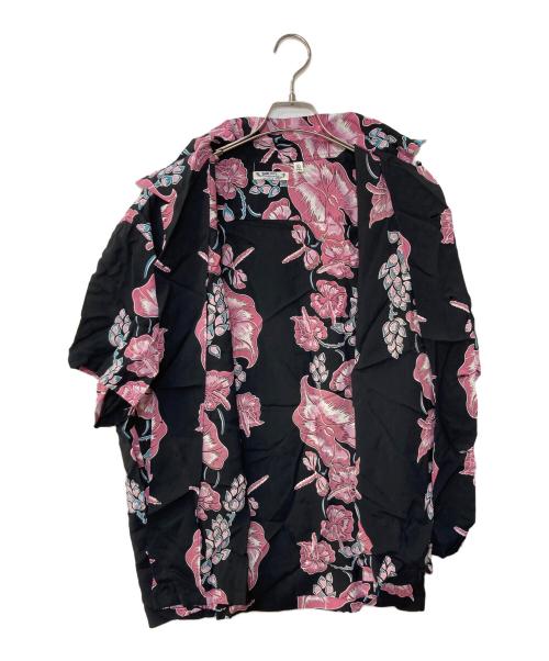 Sun Surf（サンサーフ）Sun Surf (サンサーフ) S/S RAYON HAWAIIAN SHIRT アロハシャツ ブラック サイズ:Lの古着・服飾アイテム