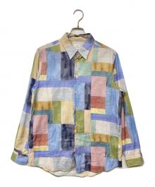 PS Paul Smith（ＰＳポールスミス）の古着「転写プリントブロックマルチカラーシャツ」｜マルチカラー