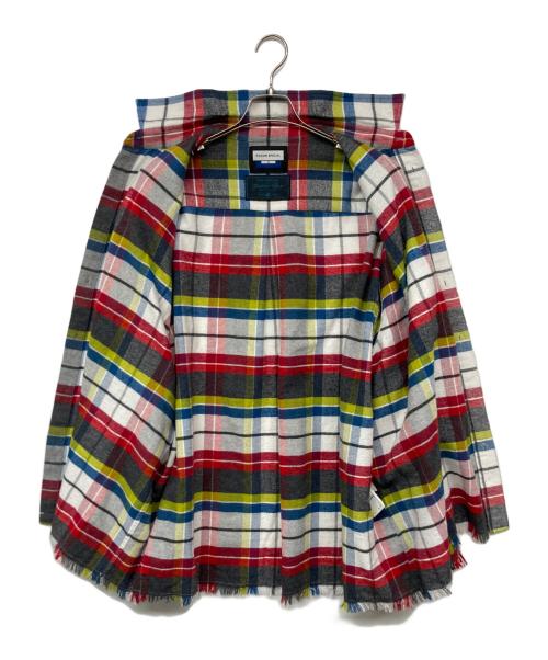 MAISON SPECIAL（メゾンスペシャル）MAISON SPECIAL (メゾンスペシャル) Prime-Over Cut Off Shirts レッド×イエロー サイズ:Mの古着・服飾アイテム