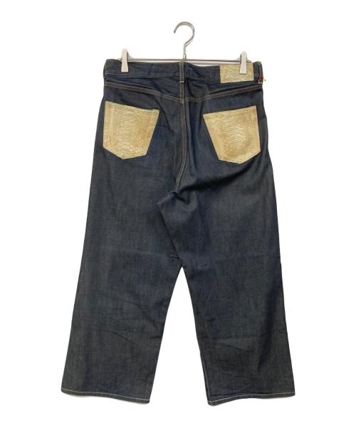 SUN/kakke（サンカッケイ）SUN/kakke (サンカッケイ) LAKE SN デニムパンツ インディゴ サイズ:Mの古着・服飾アイテム