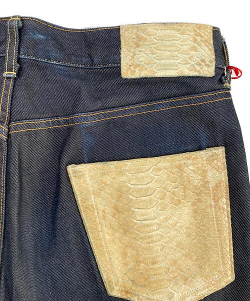 SUN/kakke（サンカッケイ）SUN/kakke (サンカッケイ) LAKE SN デニムパンツ インディゴ サイズ:Mの古着・服飾アイテム