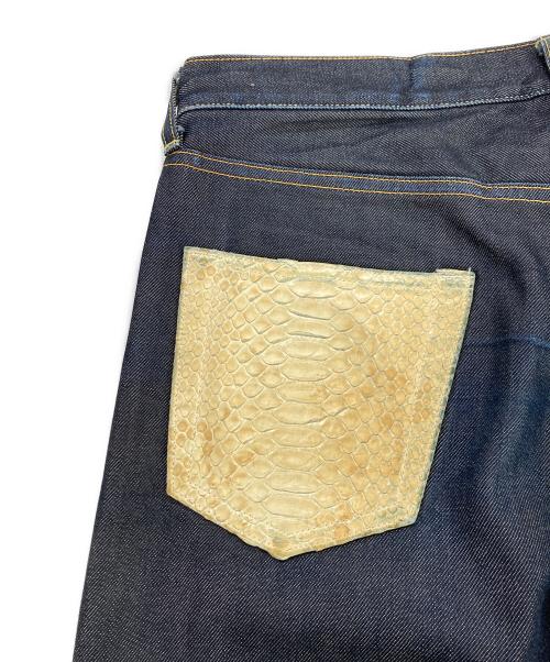 SUN/kakke（サンカッケイ）SUN/kakke (サンカッケイ) LAKE SN デニムパンツ インディゴ サイズ:Mの古着・服飾アイテム