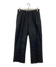 NEAT（ニート）の古着「リネンスラックス」｜ネイビー