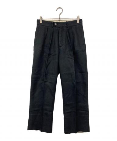 中古・古着通販】NEAT (ニート) リネンスラックス ネイビー サイズ:44