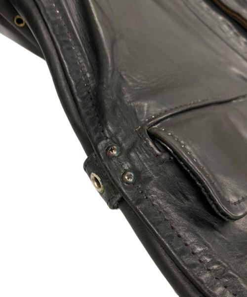 Aero LEATHER（エアロレザー）Aero LEATHER (エアロレザー) HERCULESレザージャケット ブラック サイズ:40の古着・服飾アイテム