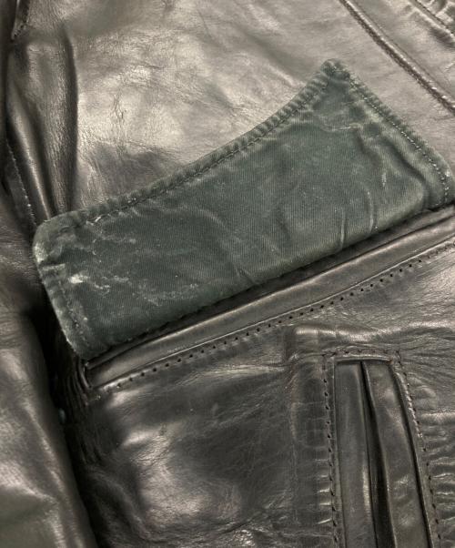 Aero LEATHER（エアロレザー）Aero LEATHER (エアロレザー) HERCULESレザージャケット ブラック サイズ:40の古着・服飾アイテム