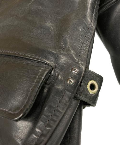 Aero LEATHER（エアロレザー）Aero LEATHER (エアロレザー) HERCULESレザージャケット ブラック サイズ:40の古着・服飾アイテム