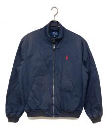 POLO RALPH LAUREN（ポロ・ラルフローレン）の古着「スイングトップ」｜ネイビー