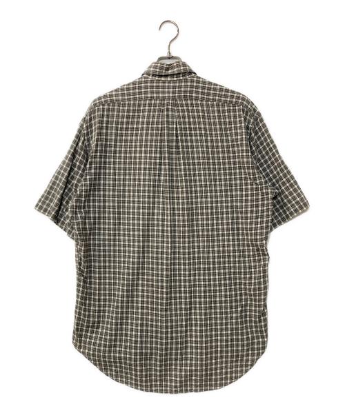 RALPH LAUREN（ラルフローレン）RALPH LAUREN (ラルフローレン) チェックS/Sシャツ BLAIRE グレー サイズ:Mの古着・服飾アイテム