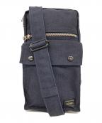 PORTERポーター）の古着「SLING SHOULDER BAG / スリングショルダーバッグ」｜ネイビー