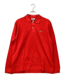 LACOSTE（ラコステ）の古着「Long Sleeve Boy Polo ポロシャツ」｜レッド