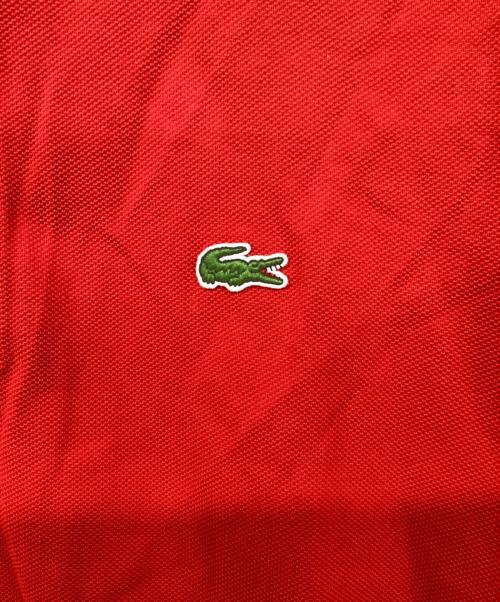 LACOSTE（ラコステ）LACOSTE (ラコステ) Long Sleeve Boy Polo ポロシャツ レッド サイズ:US Lの古着・服飾アイテム