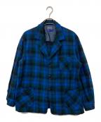 PENDLETONペンドルトン）の古着「80`Sウールチェック3Bジャケット」｜ブルー