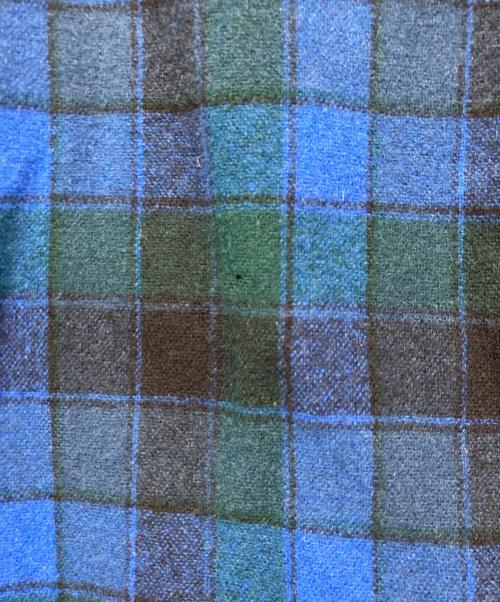 PENDLETON（ペンドルトン）PENDLETON (ペンドルトン) 80`Sウールチェック3Bジャケット ブルー サイズ:2Xの古着・服飾アイテム