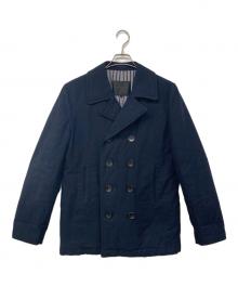COMME des GARCONS HOMME（コムデギャルソン オム）の古着「パデットPコート」｜ネイビー