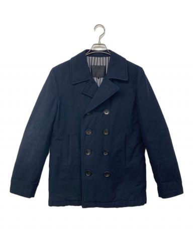 コムデギャルソンオム　製品洗いPコート　濃紺　Sサイズ　美品 中古・古着通販】COMME des GARCONS HOMME (コムデギャルソン オム
