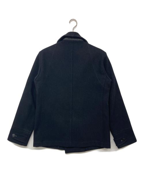 STONE ISLAND（ストーンアイランド）STONE ISLAND (ストーンアイランド) ウールメルトンPコート ブラック サイズ:Lの古着・服飾アイテム