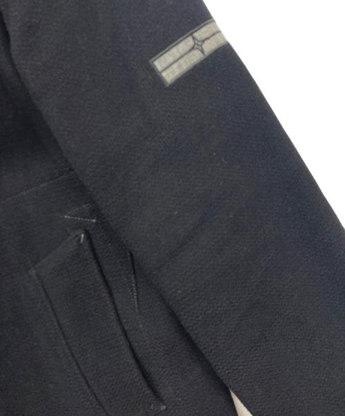 STONE ISLAND（ストーンアイランド）STONE ISLAND (ストーンアイランド) ウールメルトンPコート ブラック サイズ:Lの古着・服飾アイテム