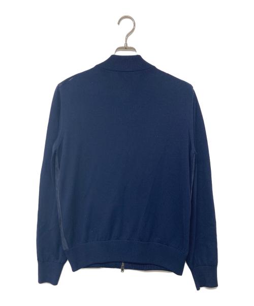 BRIONI（ブリオーニ）BRIONI (ブリオーニ) スエードコンビニットジャケット ネイビー サイズ:48の古着・服飾アイテム