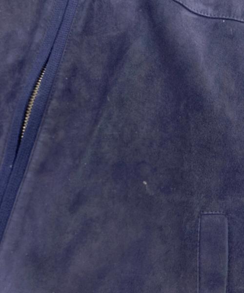 BRIONI（ブリオーニ）BRIONI (ブリオーニ) スエードコンビニットジャケット ネイビー サイズ:48の古着・服飾アイテム