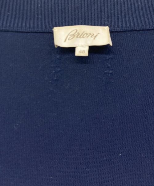 BRIONI（ブリオーニ）BRIONI (ブリオーニ) スエードコンビニットジャケット ネイビー サイズ:48の古着・服飾アイテム